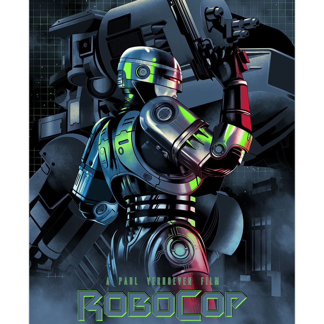 Jonathan Bartlett - "Robocop" print - Spoke Art