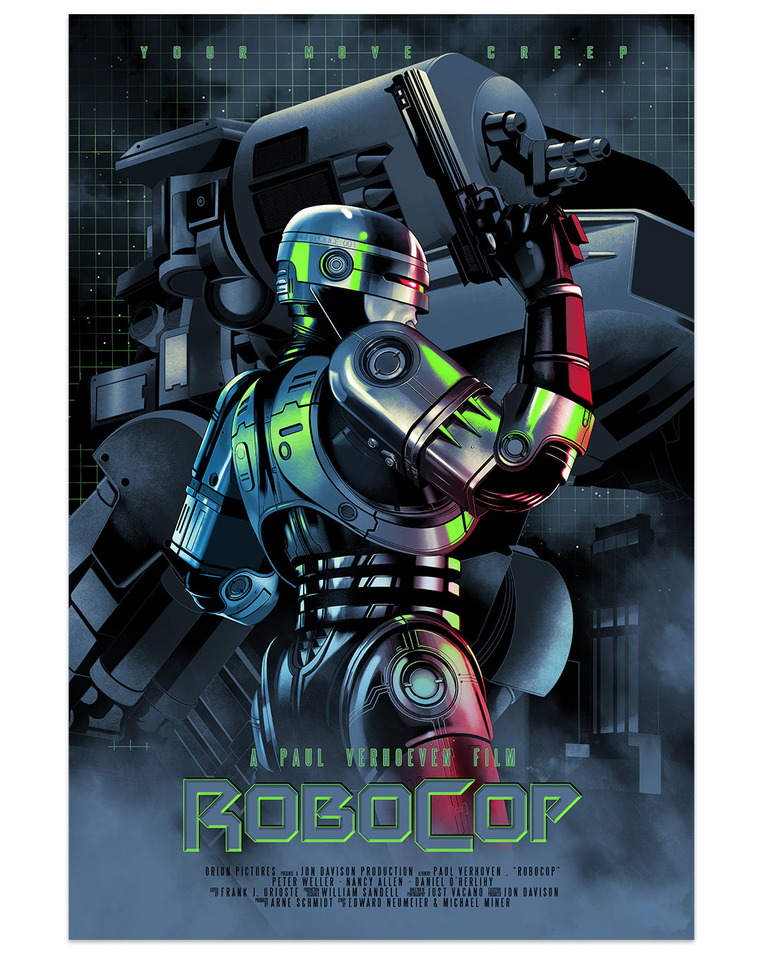 Jonathan Bartlett - "Robocop" print - Spoke Art