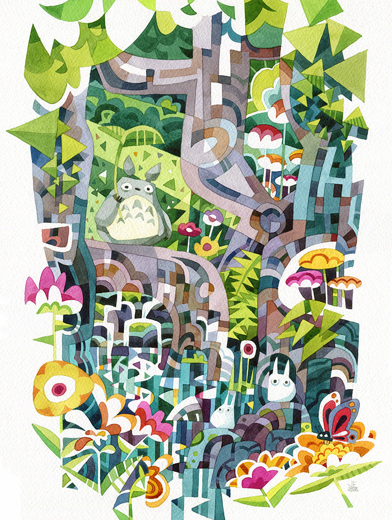 Jonathan Edwards - "Totoro No Mori" - Spoke Art