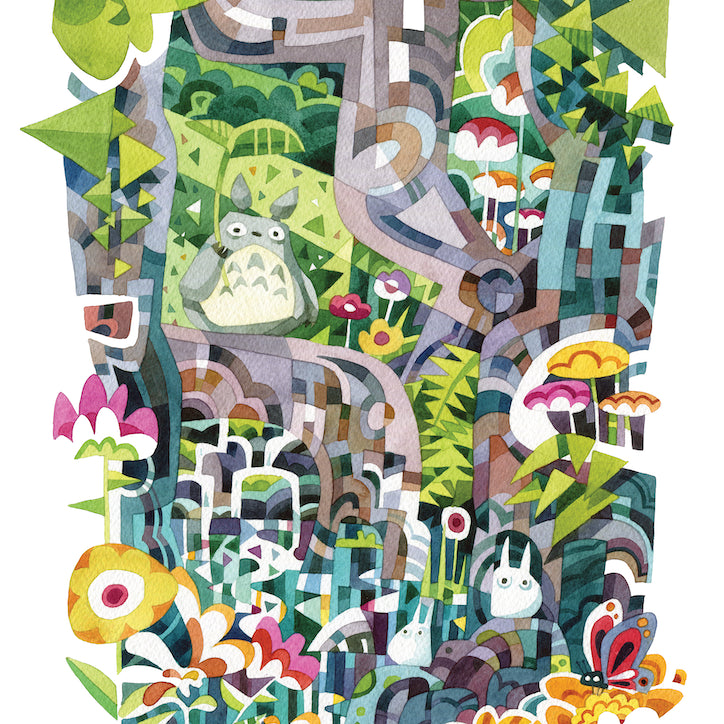 Jonathan Edwards - "Totoro No Mori" (print) - Spoke Art