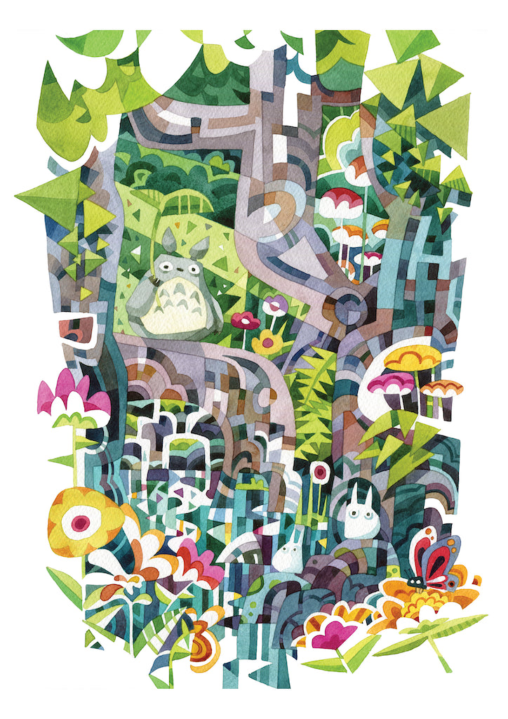 Jonathan Edwards - "Totoro No Mori" (print) - Spoke Art