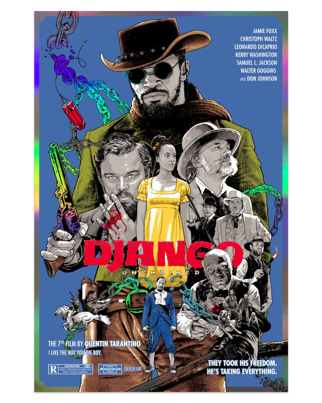 Joshua Budich - "Django Unchained" print - Spoke Art