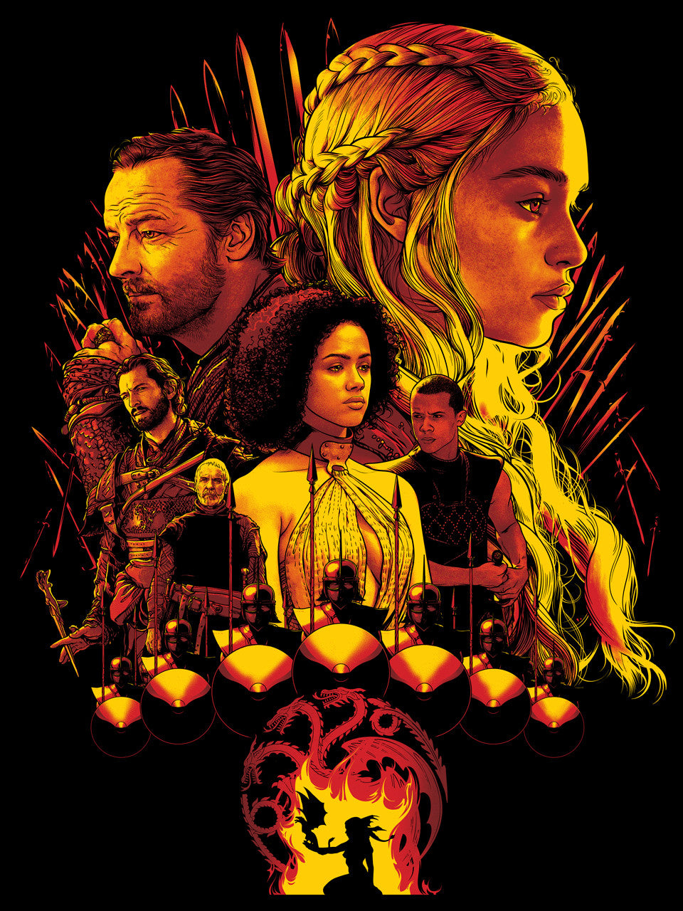 Joshua Budich - "House Targaryen" - Spoke Art