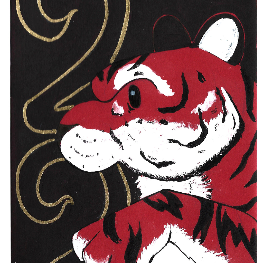 KAYG - "Stripy Kitty Kitty 02" - Spoke Art