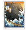 Jed Henry Kaiju Sighting Godzilla Ukiyoe Heroes limited edition print