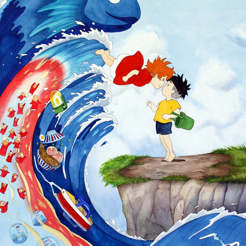 Kate Snow - "Ponyo Loves Sosuke" - Spoke Art
