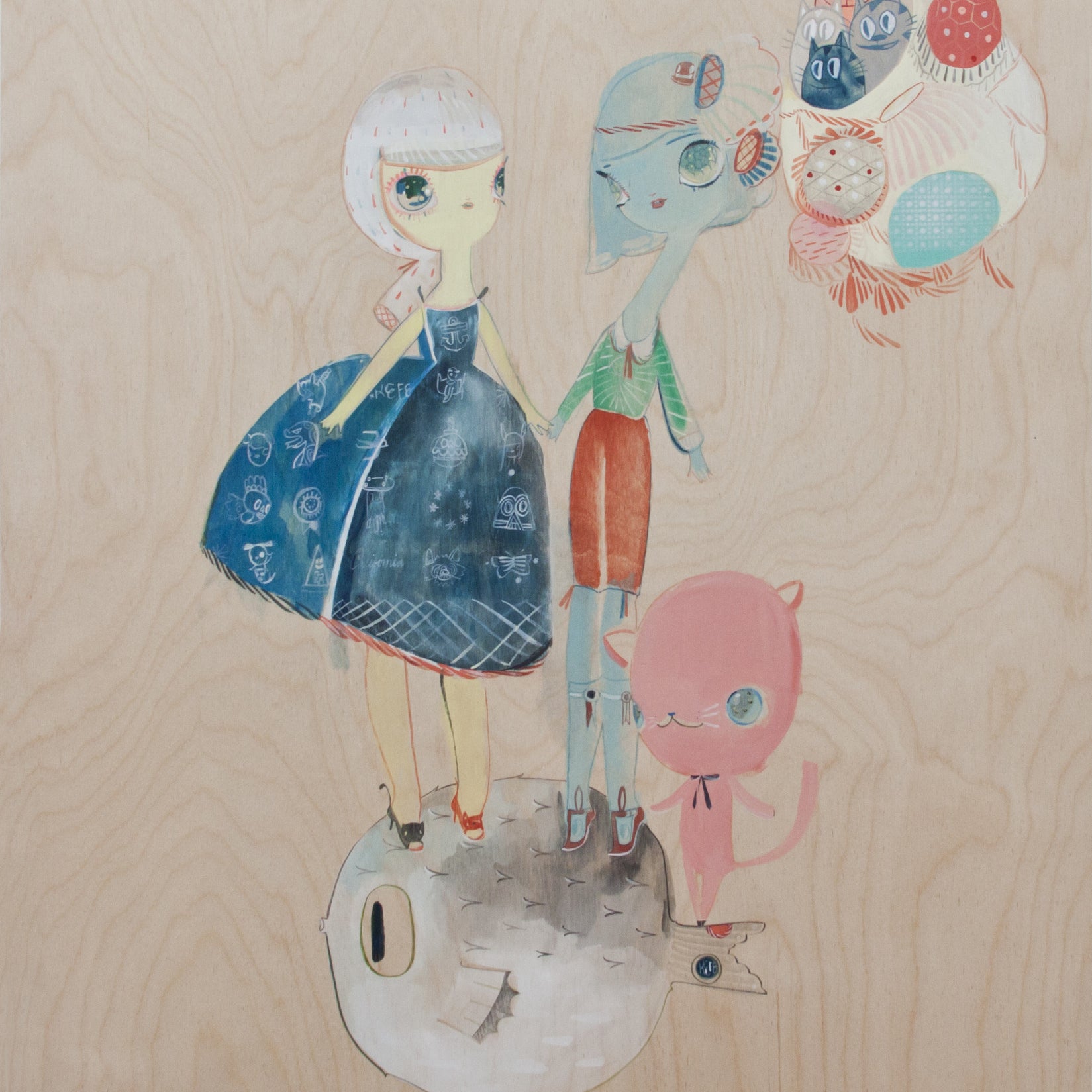 Kelly Tunstall + Ferris Plock - "fugu" - Spoke Art