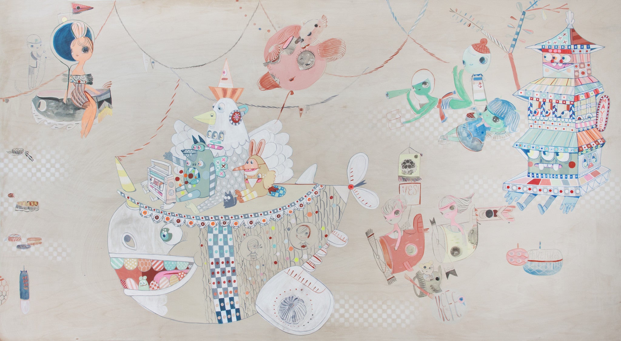Kelly Tunstall + Ferris Plock - "closer #3" - Spoke Art