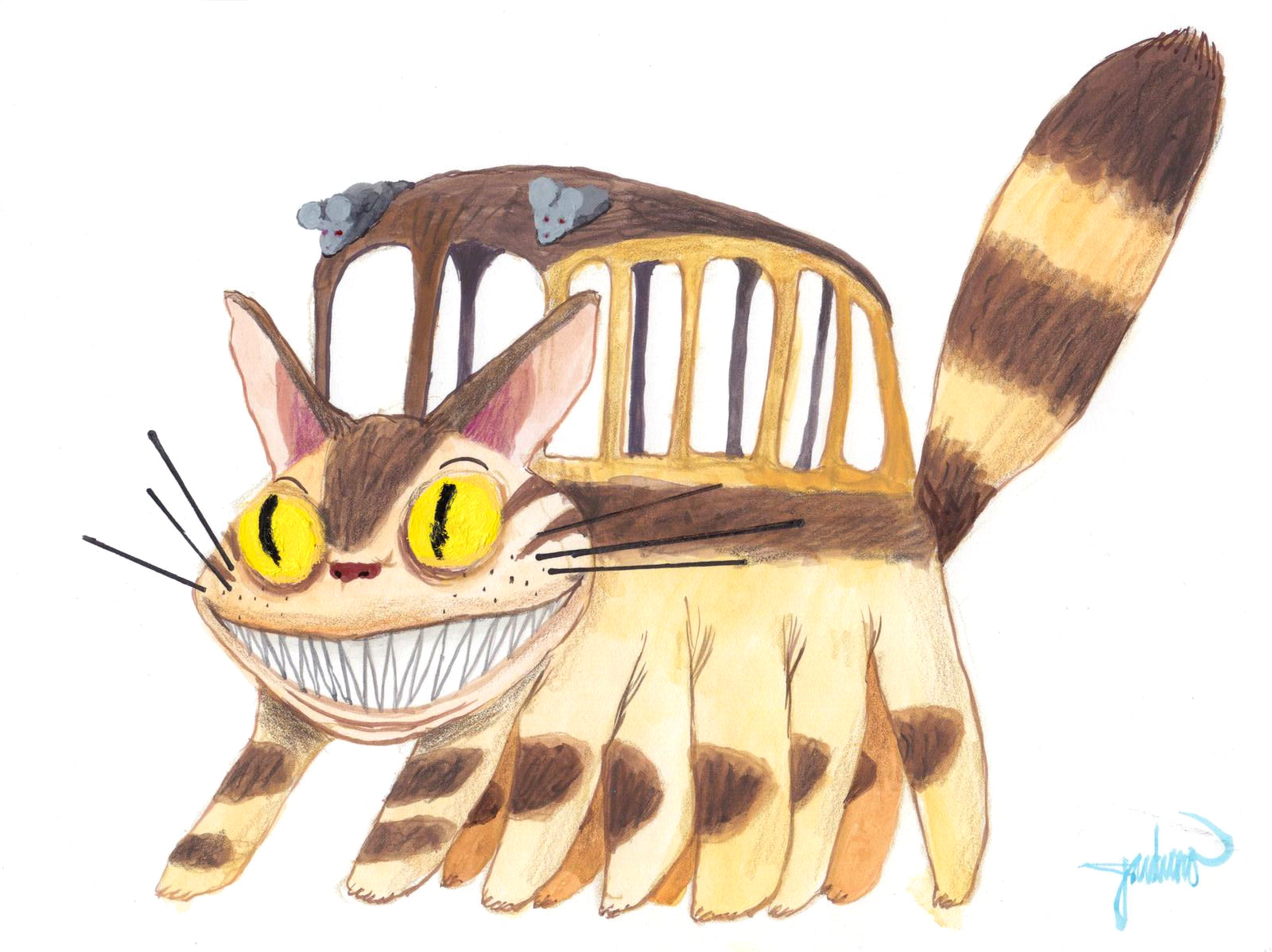 Ken Garduno - "Catbus" - Spoke Art