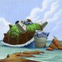 Kevan Hom - "Ocean Blue" Print - Spoke Art