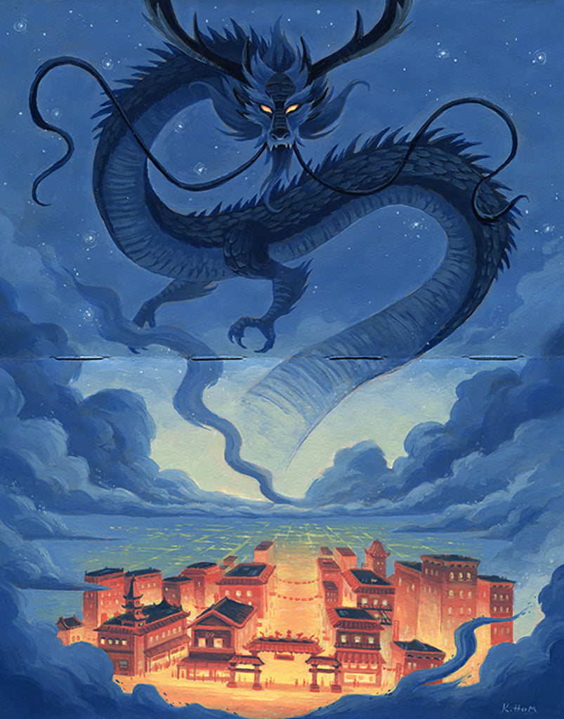 Kevan Hom Roots and Resilience acrylic on Moleskine paiting