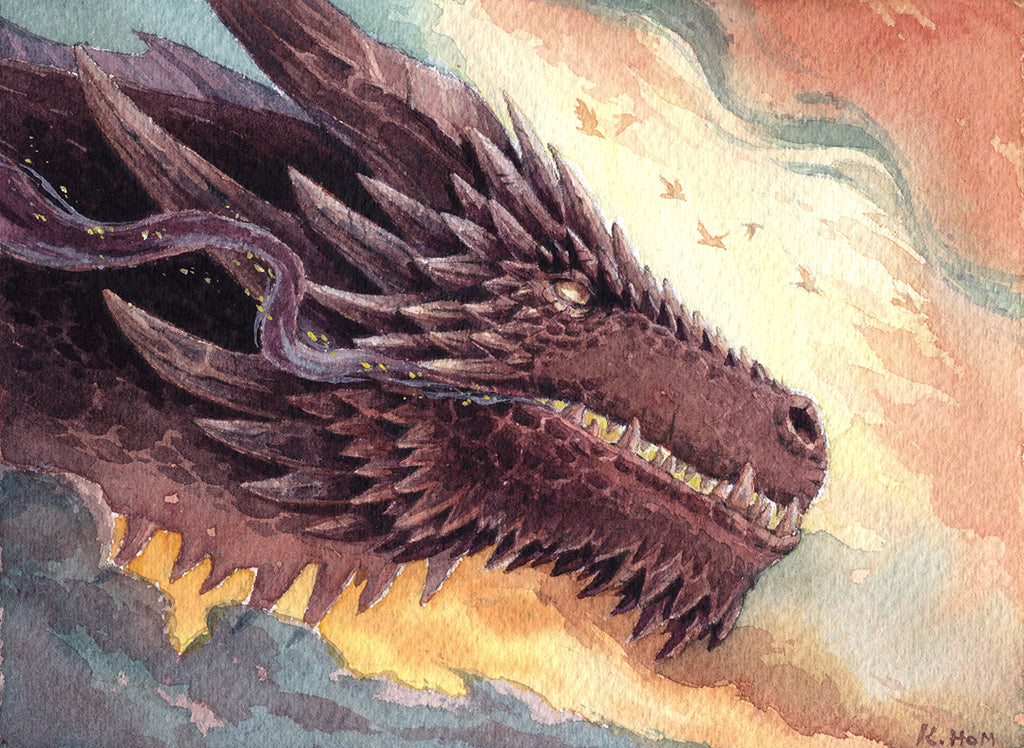 Kevan Hom - "Flames of Drogon" - Spoke Art