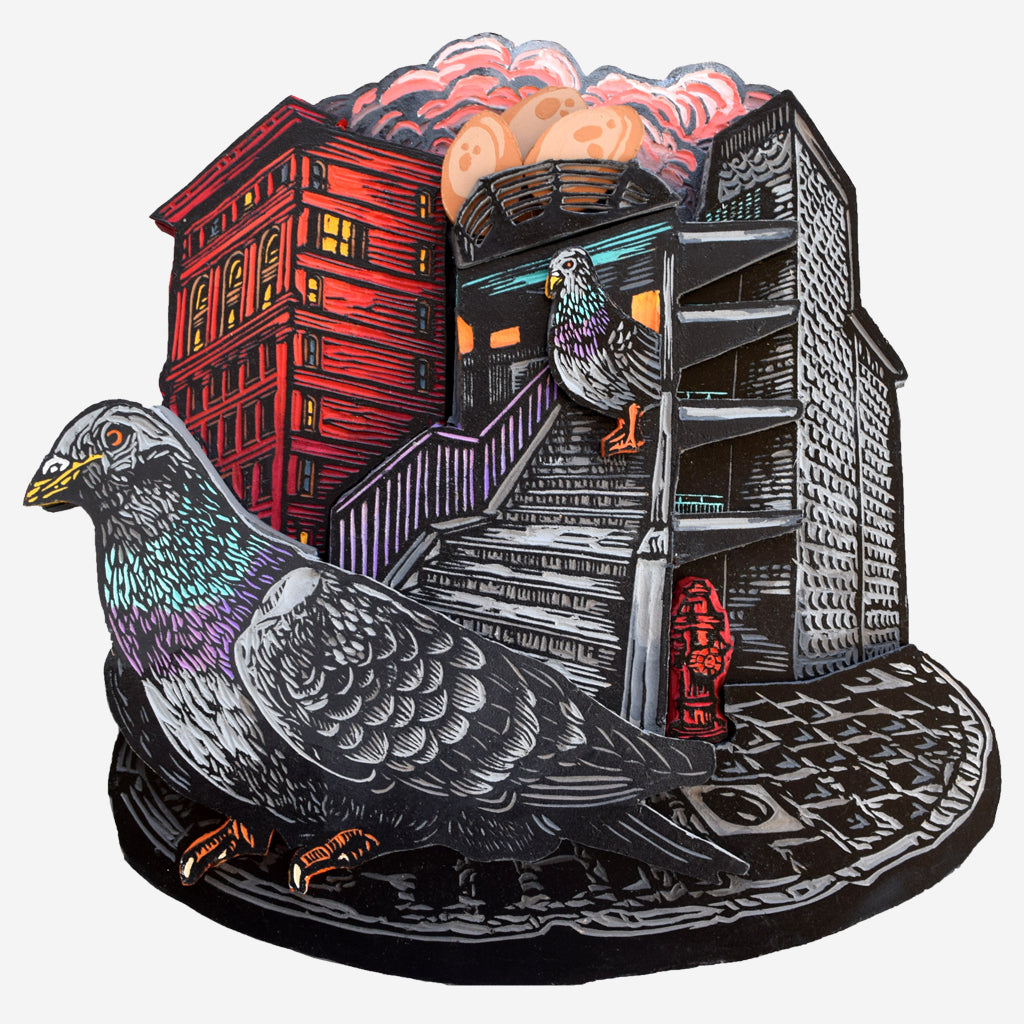 Kyle Bryant "Neighbors At Dusk" - Spoke Art