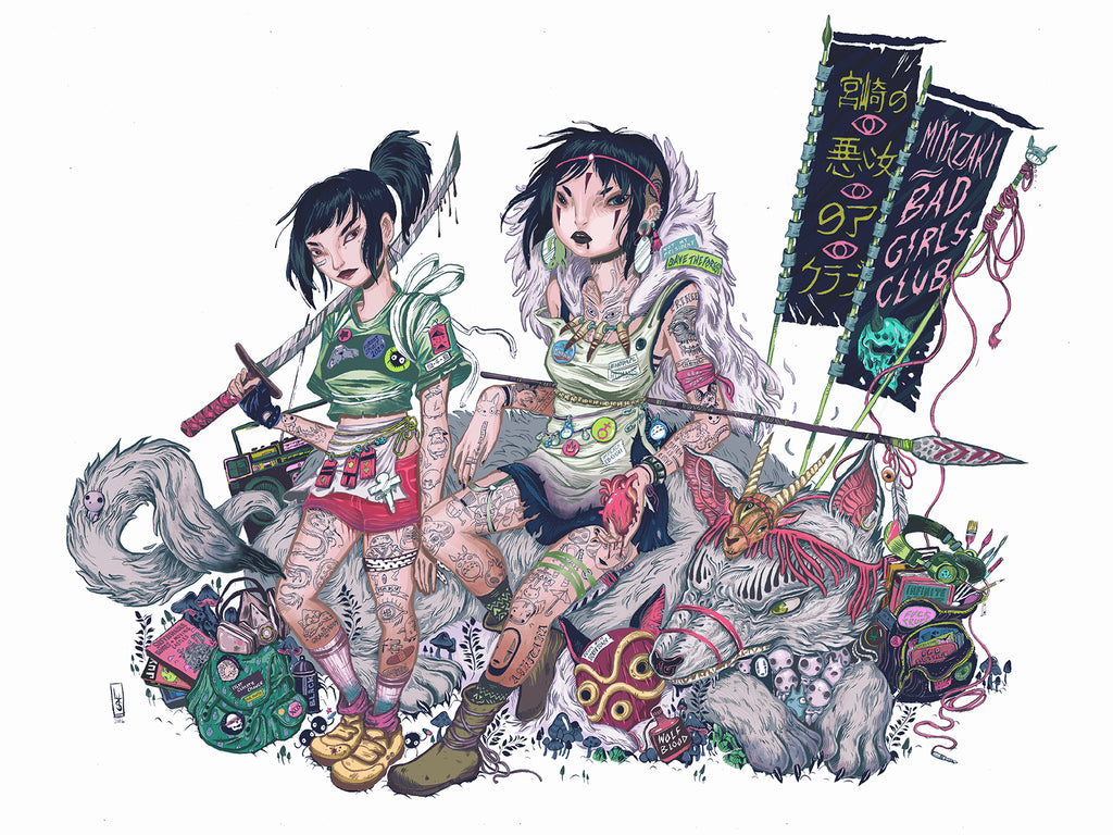 Lauren YS - "Miyazaki Bad Girls Club" - Spoke Art