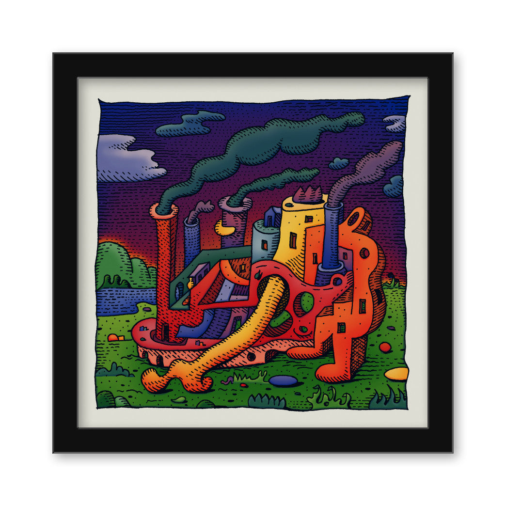 David Welker - "Limb Factory" print - Spoke Art