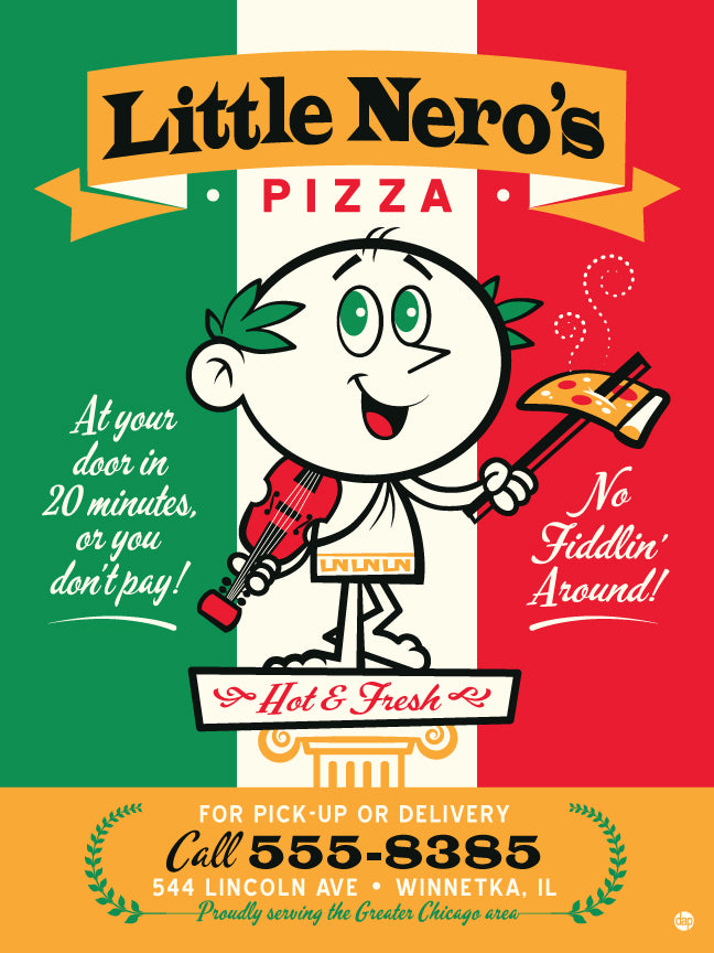 Dave Perillo - "Little Nero's Pizza" - Spoke Art