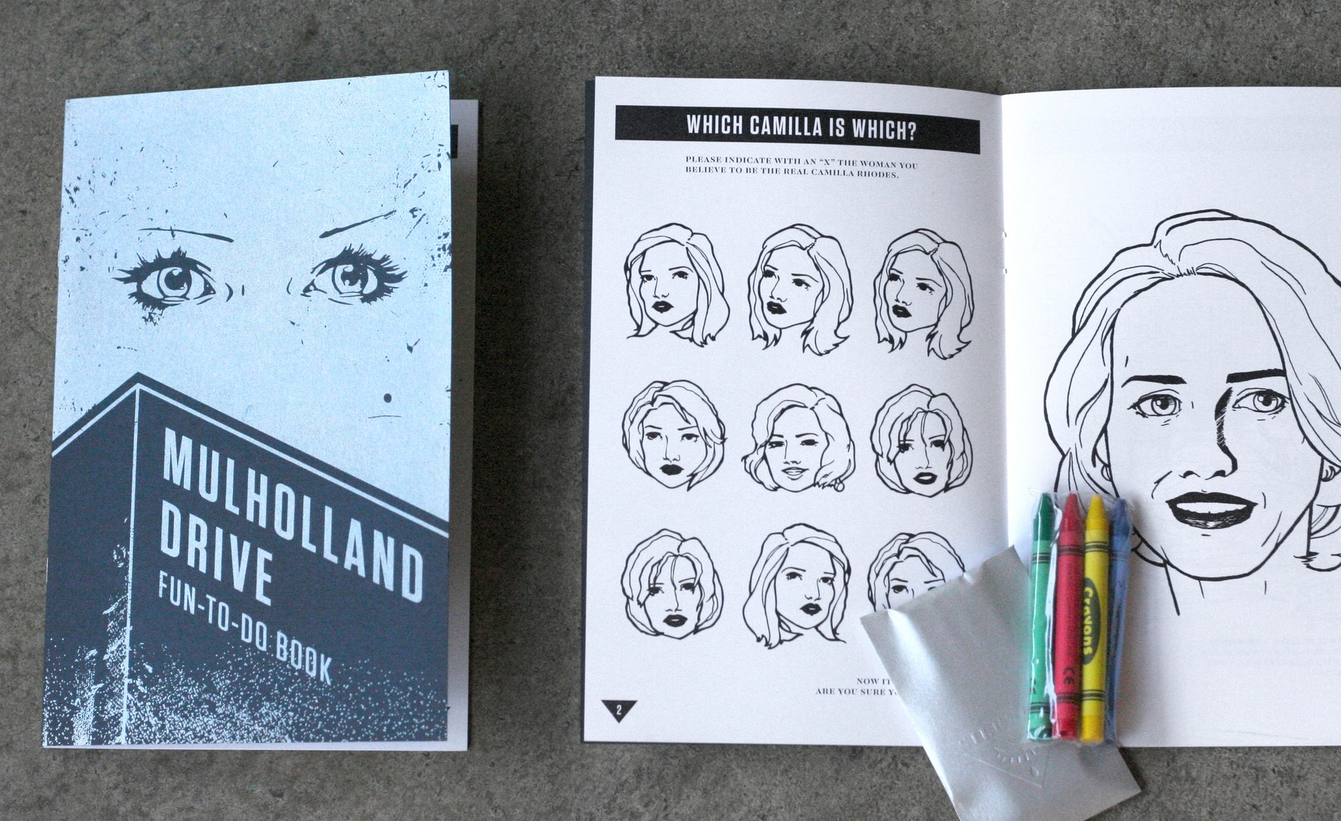 Brighton Ballard - "Mulholland Drive Fun-To-Do Activity Book" - Spoke Art