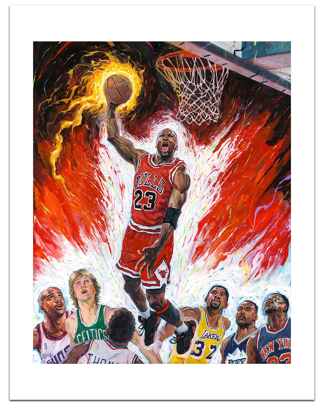 Rich Pellegrino - "Jumpman Takes Flight (Red Variant)" - Spoke Art