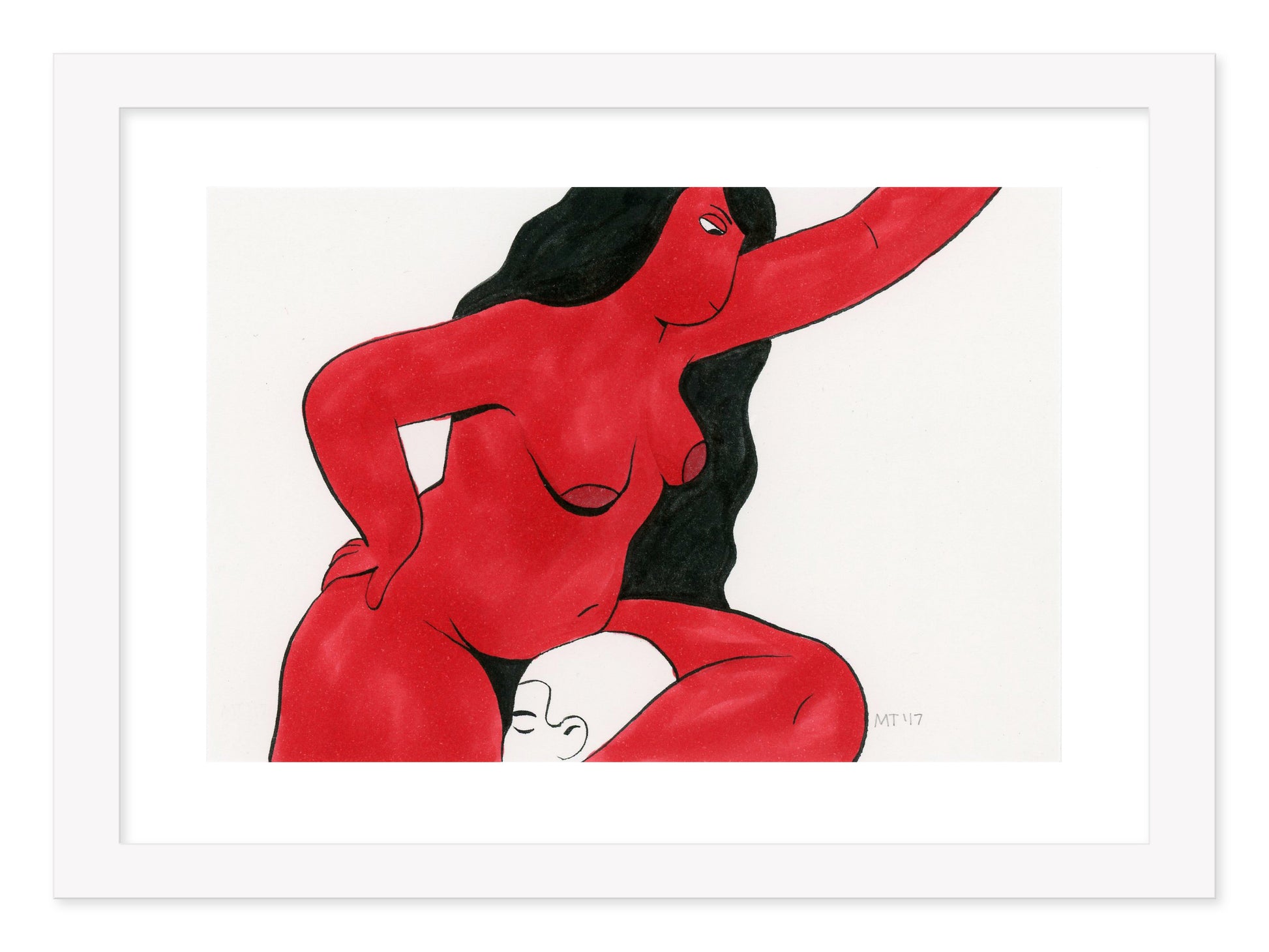 Miranda Tacchia - "When you went from giving him an earful to a mouthful" Print - Spoke Art