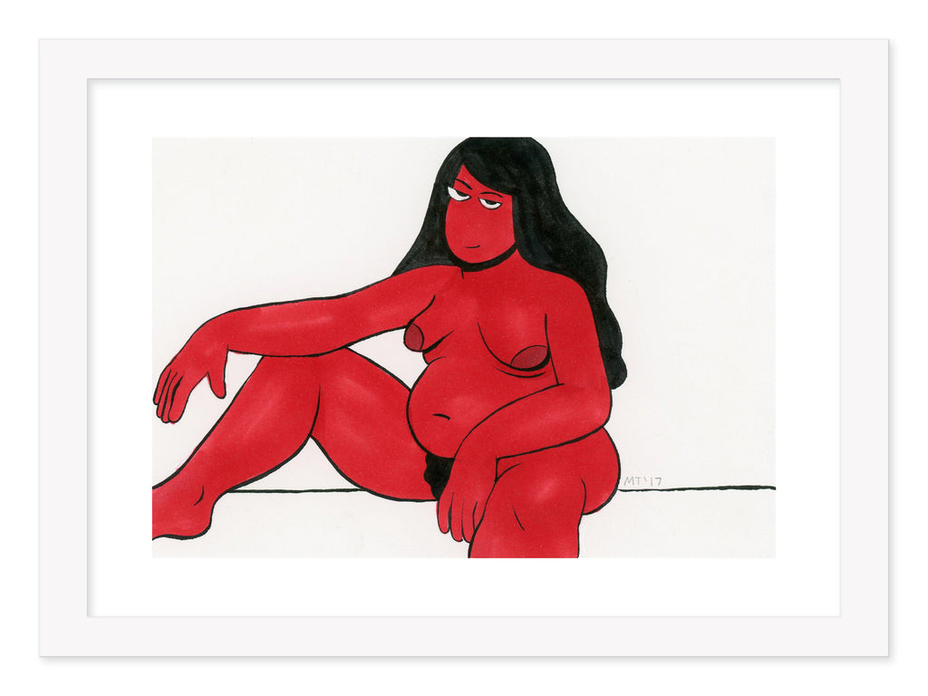 Miranda Tacchia - "When you invite him over for Netflix and chill but your internet's been down all week" Print - Spoke Art