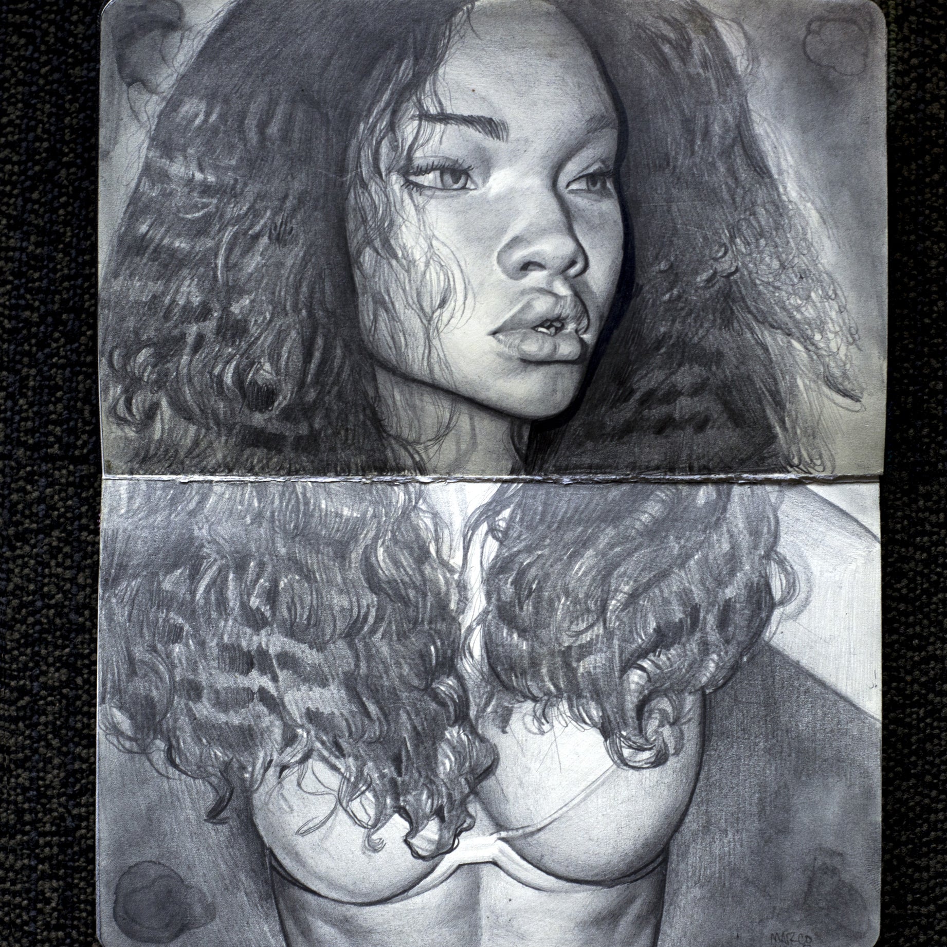 Marco Nelor - "A portrait study of Ashley" - Spoke Art