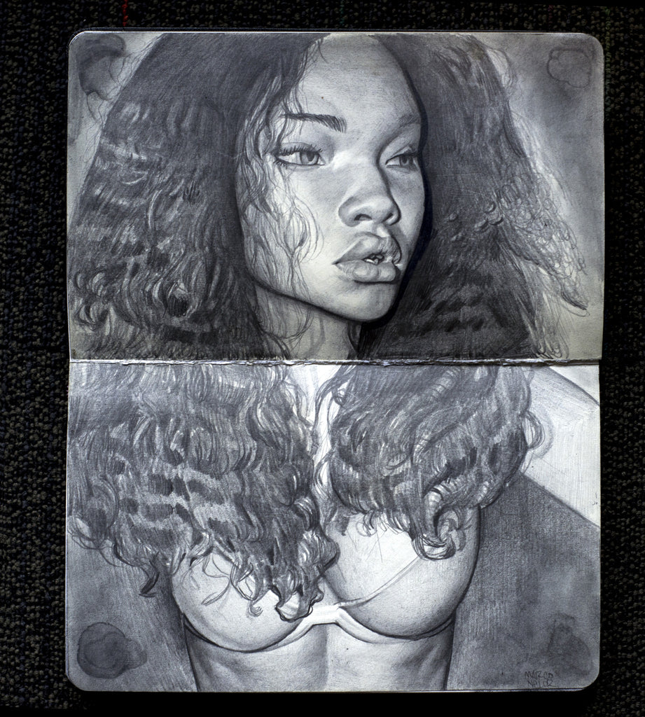 Marco Nelor - "A portrait study of Ashley" - Spoke Art