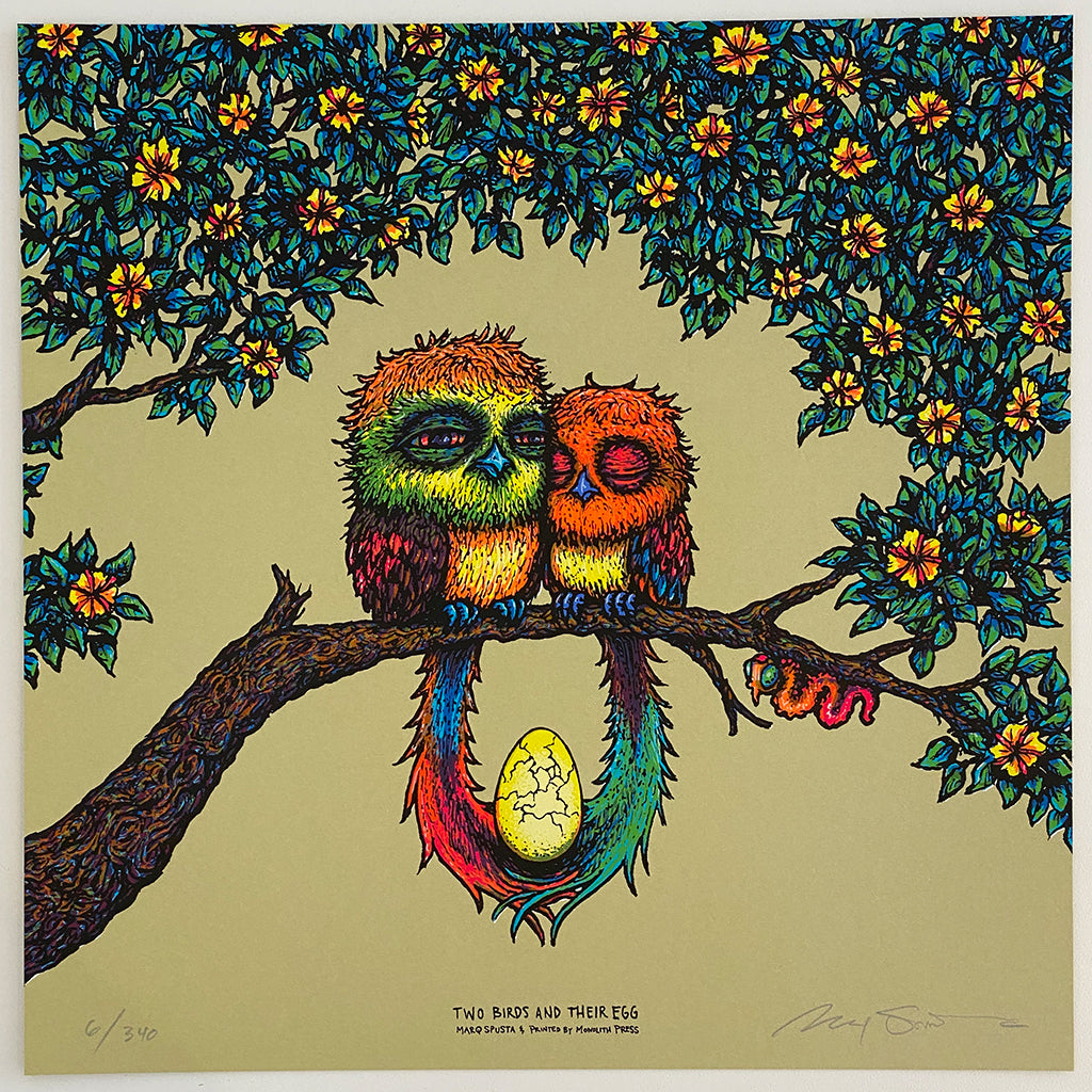 Marq Spusta - "Two Birds and Their Egg" - Spoke Art