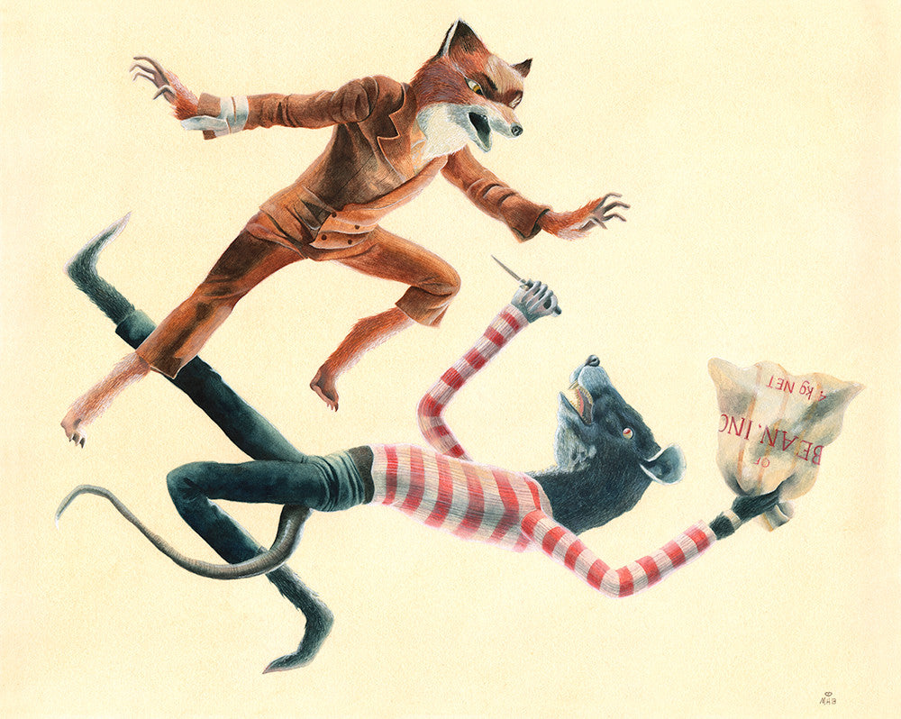 Maryanna Hoggatt - "Fox Vs. Rat" - Spoke Art