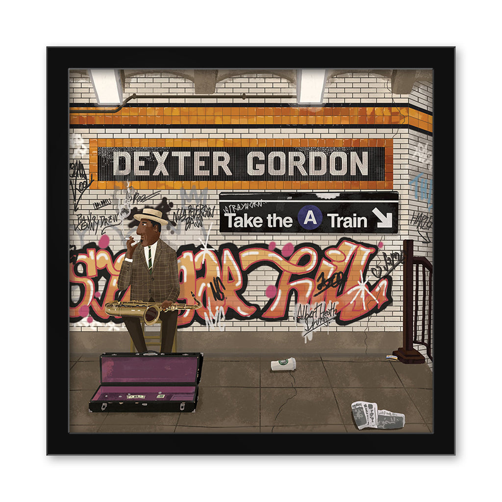Max Dalton - "Dexter Gordon: Take the A Train" - Spoke Art