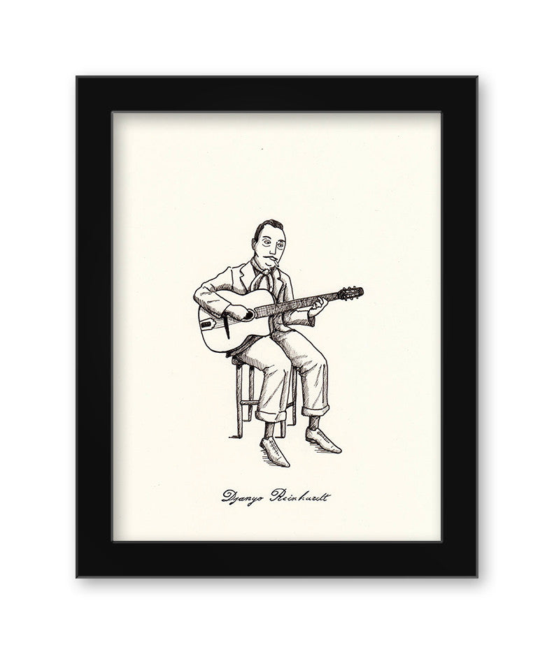 Max Dalton - "Django Reinhardt" - Spoke Art