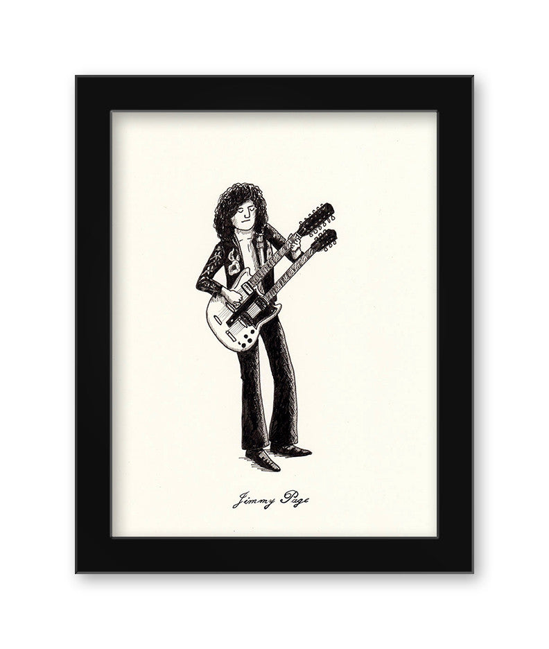 Max Dalton - "Jimmy Page" - Spoke Art