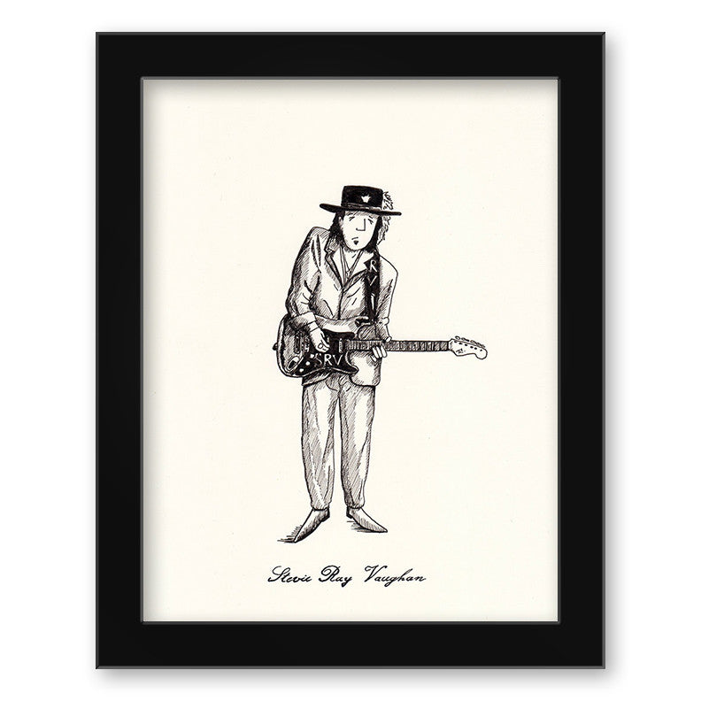 Max Dalton - "Stevie Ray Vaughan" - Spoke Art