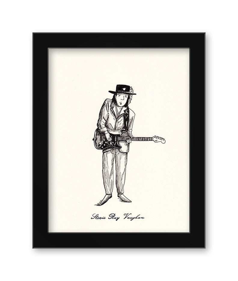 Max Dalton - "Stevie Ray Vaughan" - Spoke Art