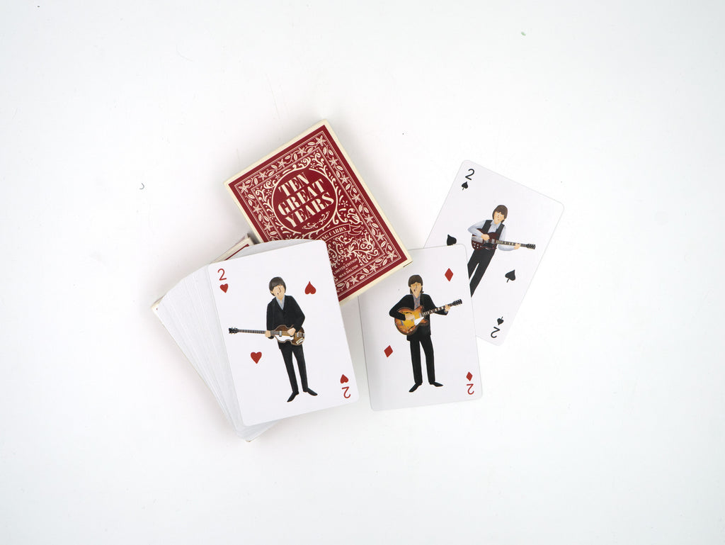 Max Dalton - "The Beatles Ten Great Years Playing Cards" - Spoke Art