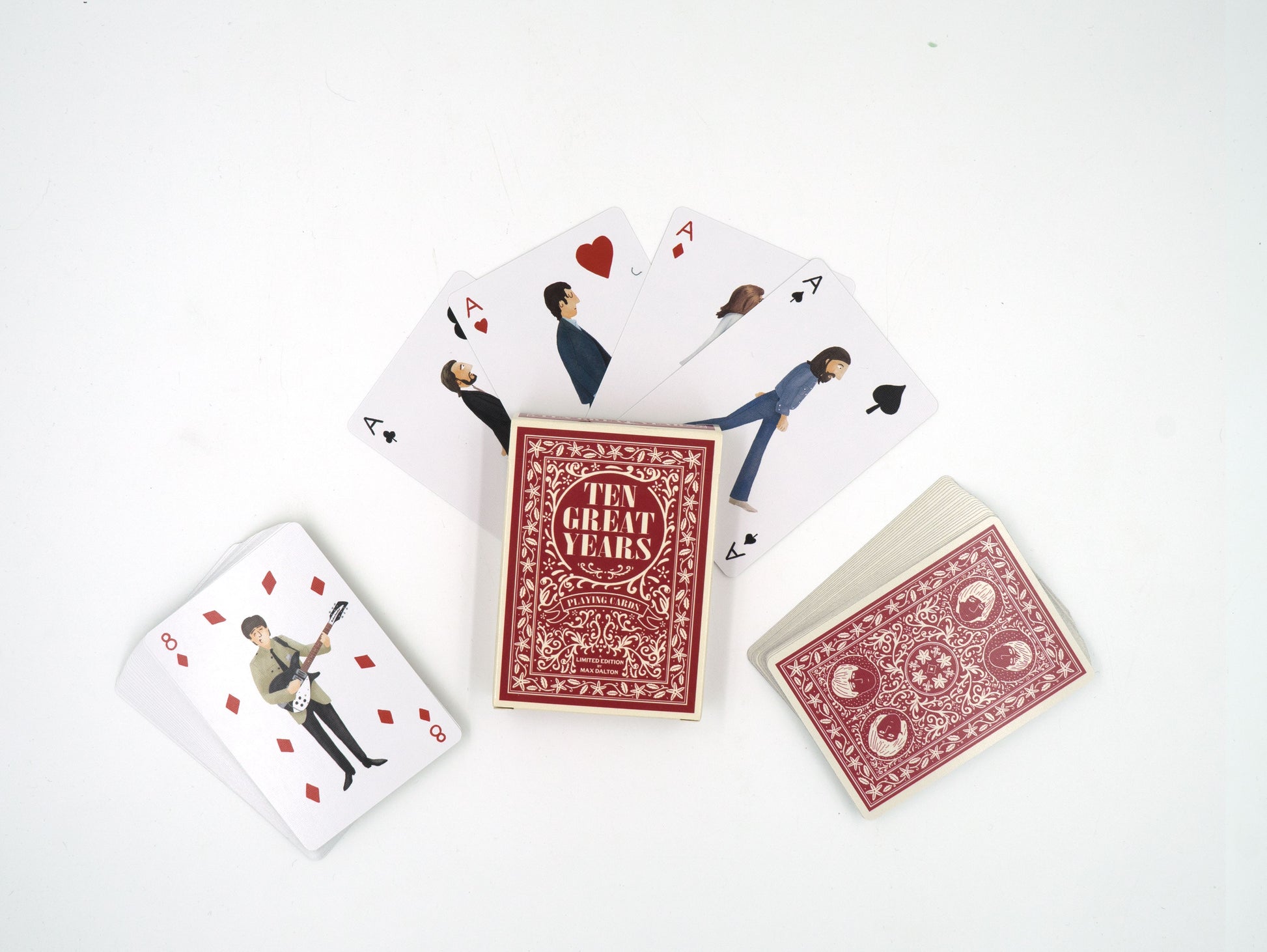 Max Dalton - "The Beatles Ten Great Years Playing Cards" - Spoke Art