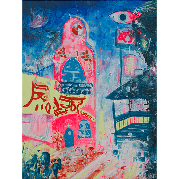 Max Kauffman - "Village View" (print) - Spoke Art