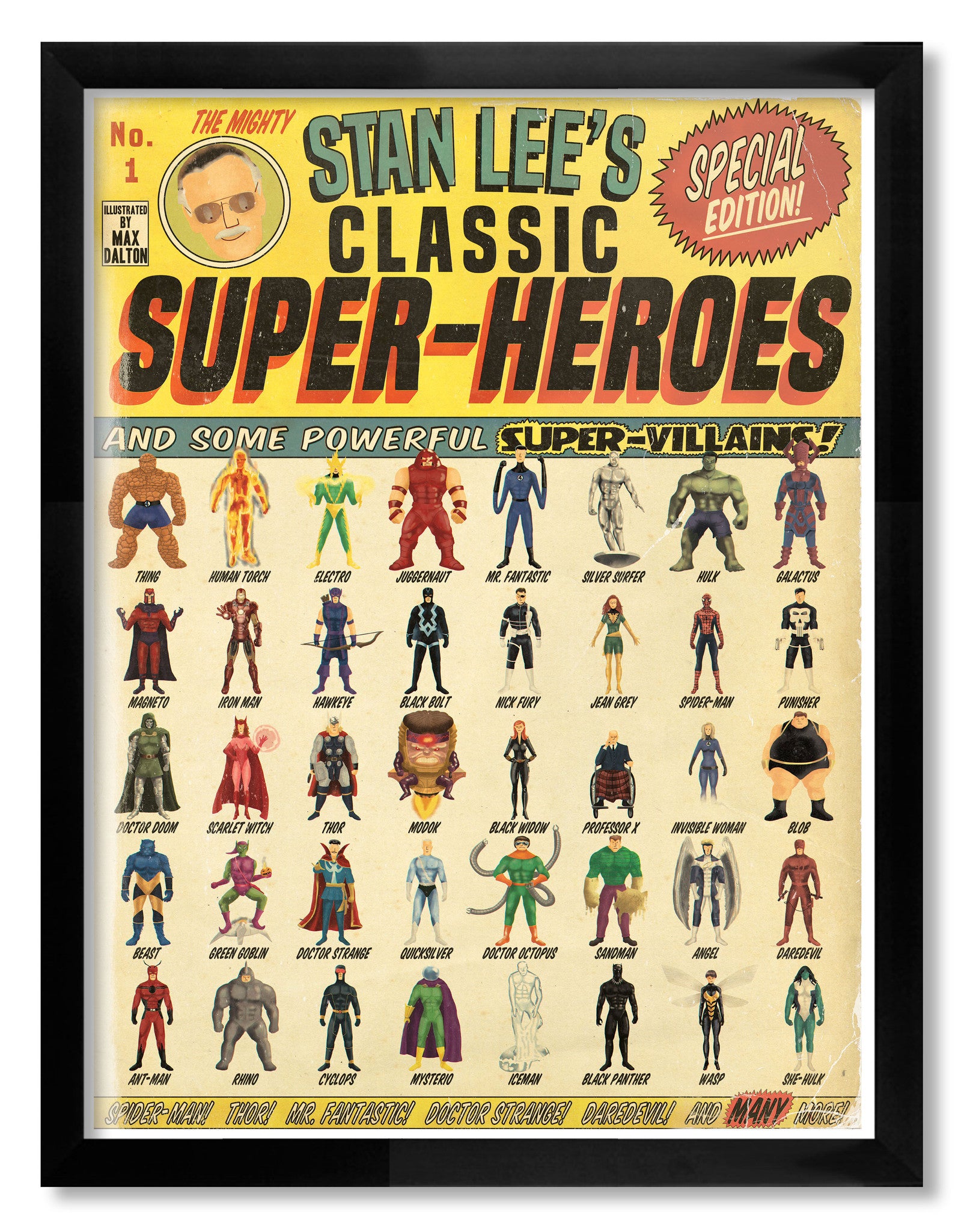 Max Dalton - "Stan Lee's Classic Super Heroes" - Spoke Art