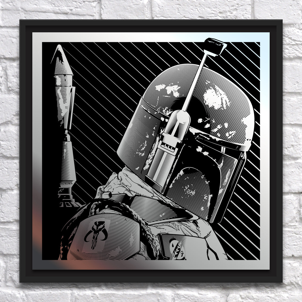 Joshua Budich - "Boba Fett" - Mirror Steel - Spoke Art