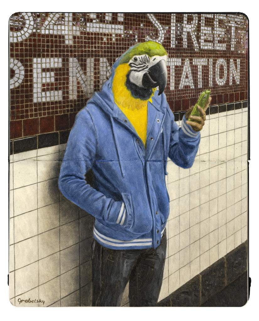 Matthew Grabelsky - "Waiting for the 1 Train" - Spoke Art
