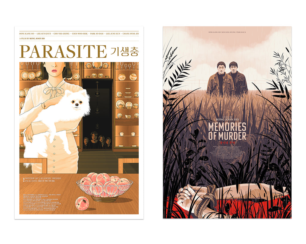 Guillaume Morellec - "Parasite" & "Memories of Murder" set of prints - Spoke Art