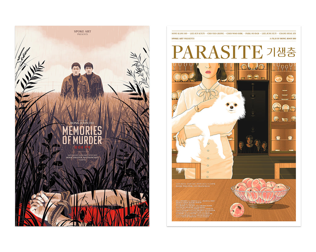 Guillaume Morellec - "Parasite" & "Memories of Murder" set of prints - Spoke Art