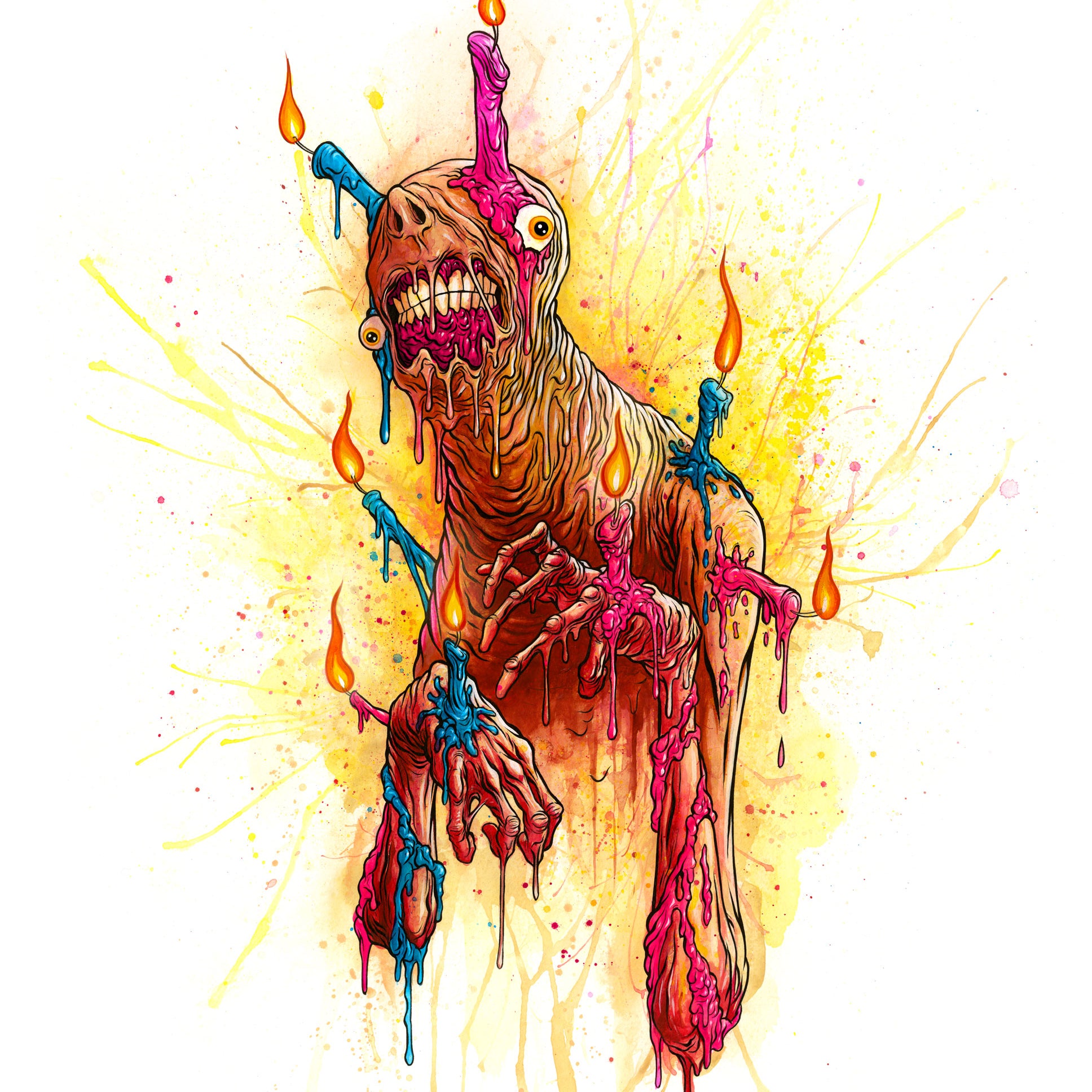 Alex Pardee - "Mr. Birthday" - Spoke Art