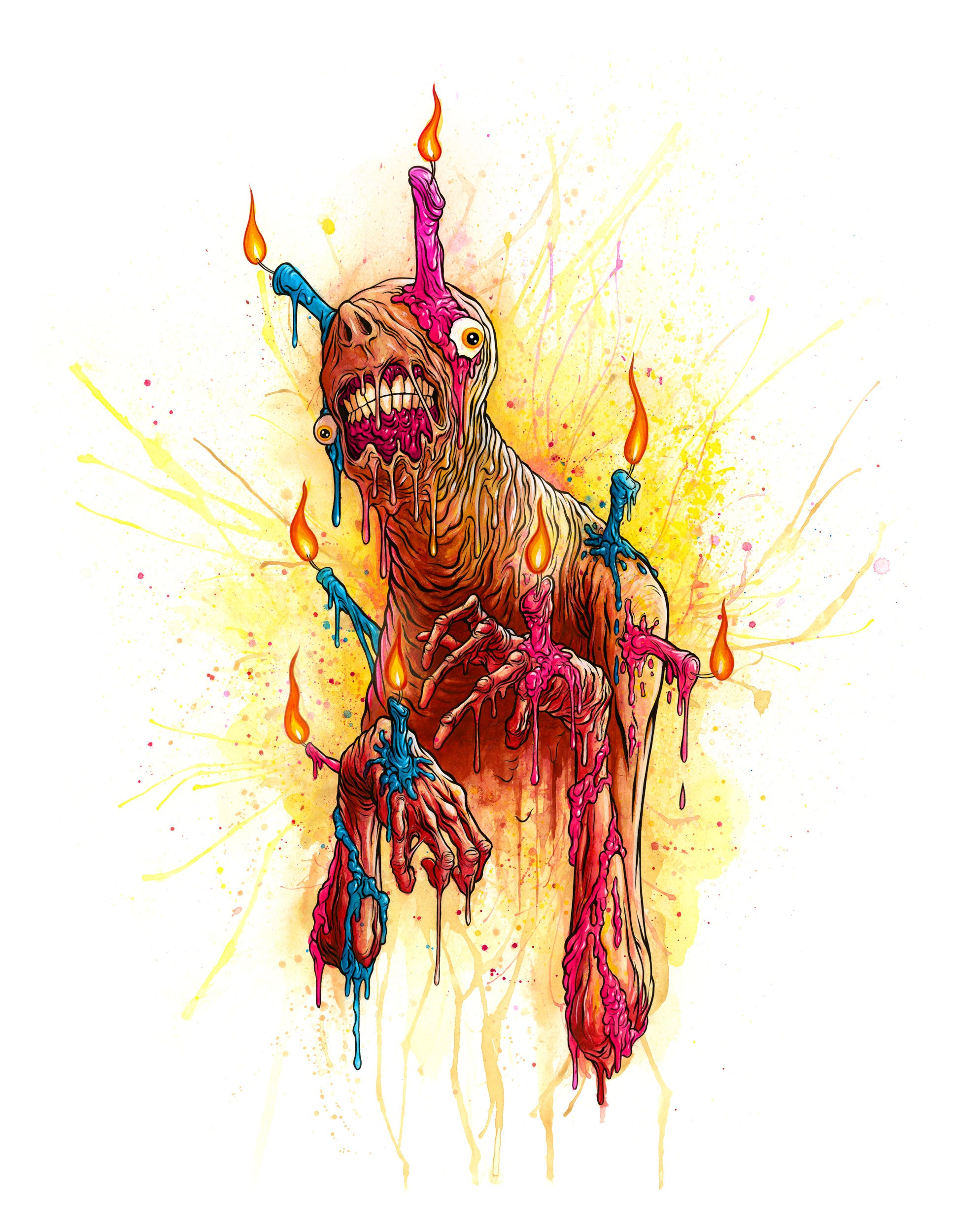 Alex Pardee - "Mr. Birthday" - Spoke Art