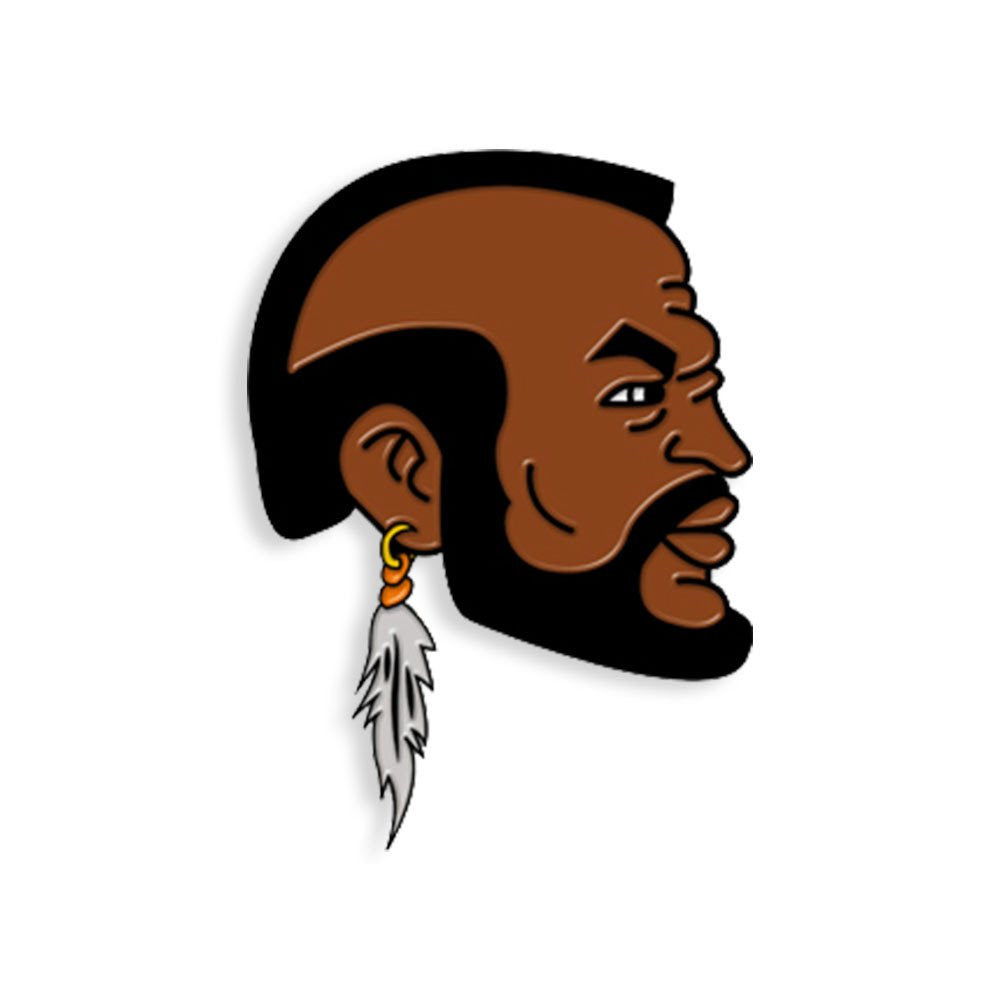 T Enamel Pin - Spoke Art