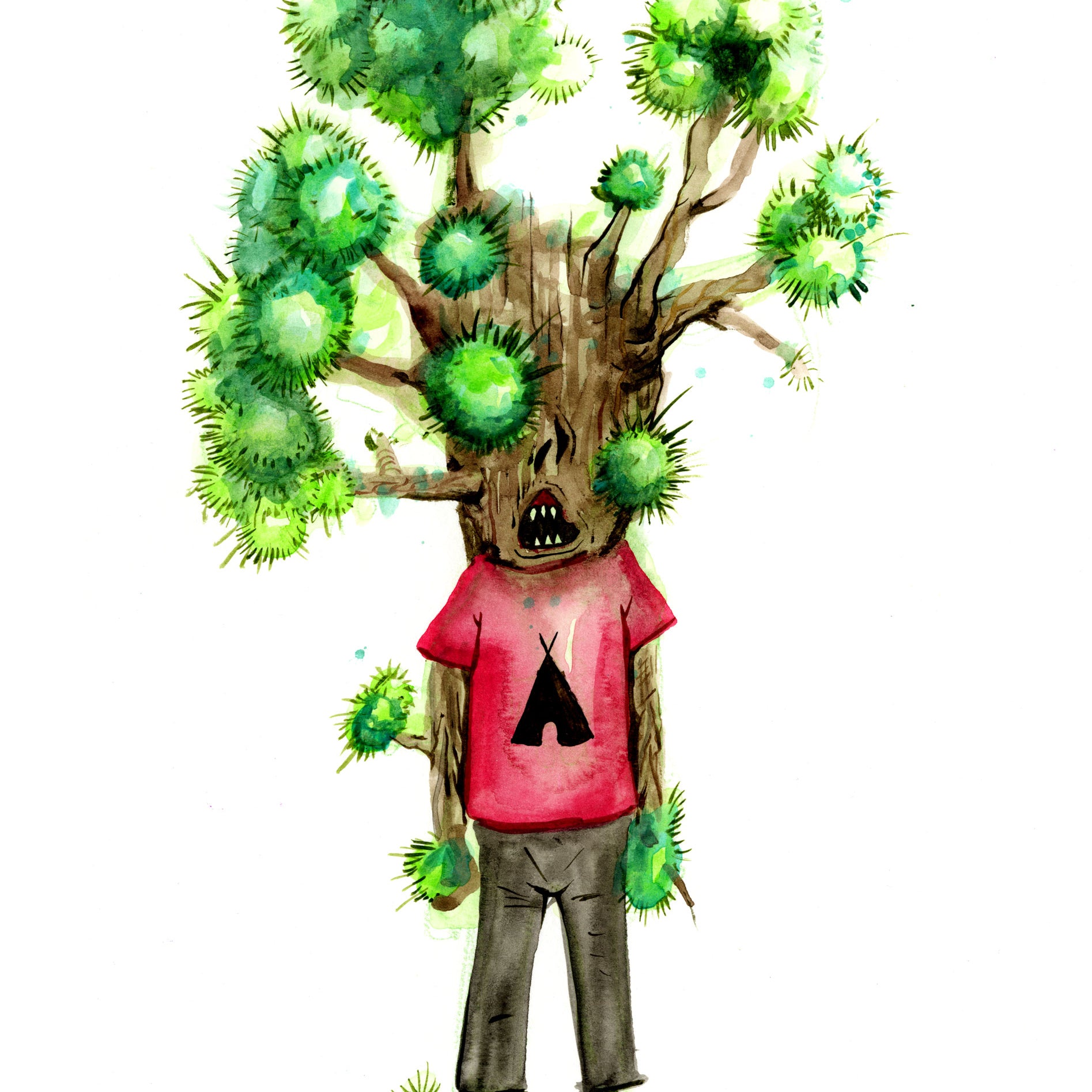 Alex Pardee - "My Friend Josh Tree" - Spoke Art
