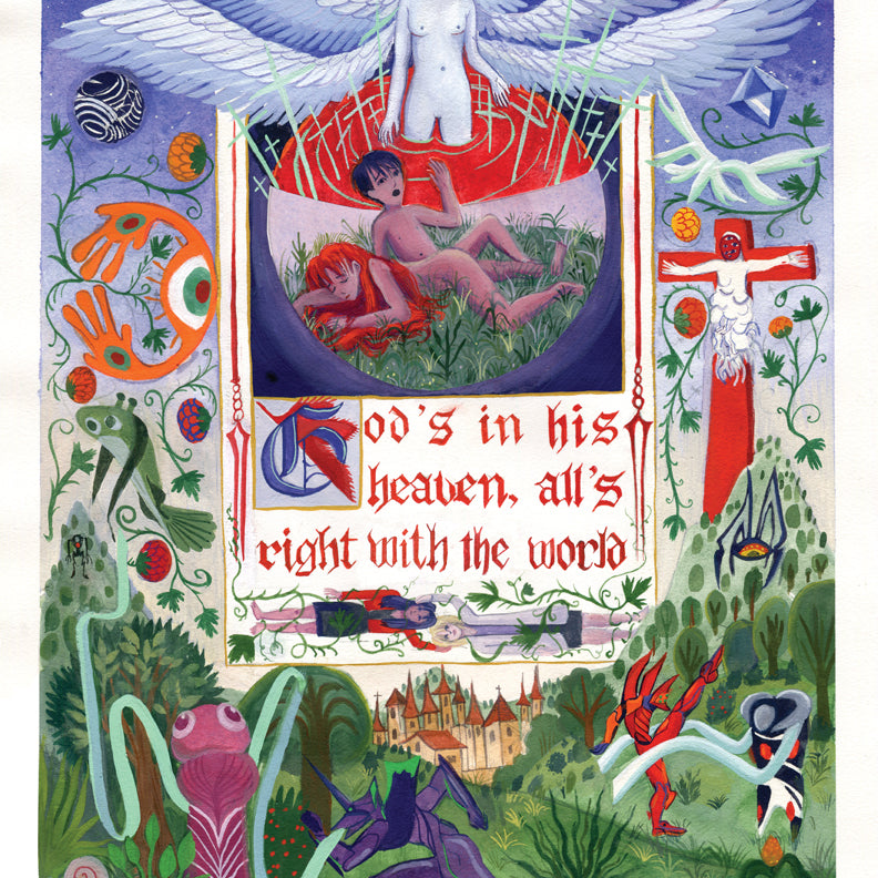 Lily Padula - "God's In His Heaven, All's Right In The World" Print - Spoke Art
