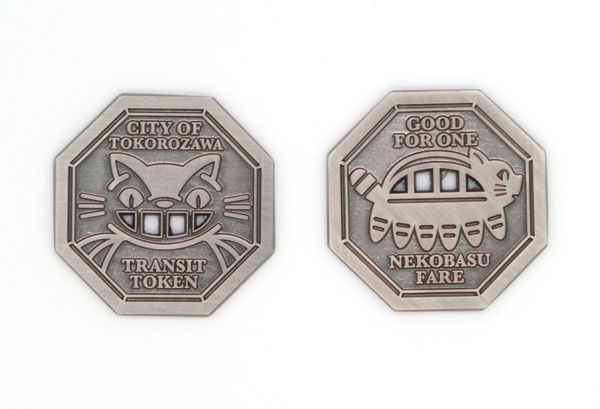 Bruce Yan - "Nekobasu Fare" Nickel Token - Spoke Art