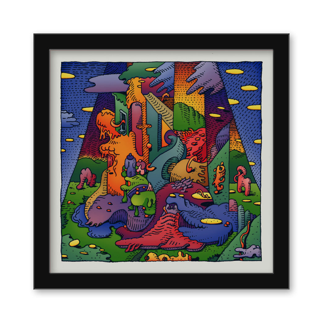 David Welker - "New Neighbors" print - Spoke Art