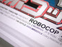 Screen print poster for a Robocop event at the Castro Theatre, San Francisco, CA. Features tagline Murphy, its you, website www.mrdoyle.com. Signed and numbered by brand Tim Doyle, showcasing distinctive design style.