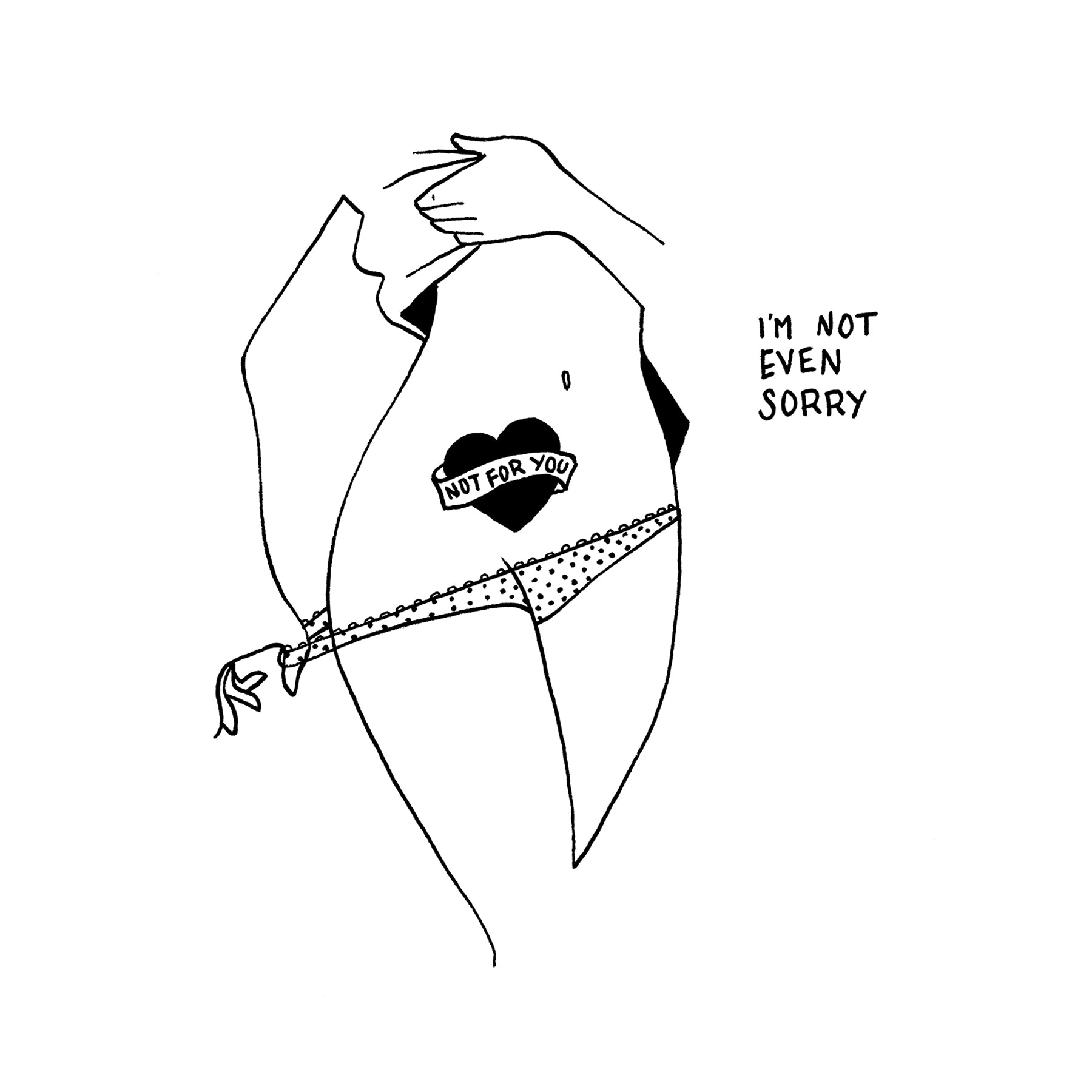 Petites Luxures - "I'm Not Even Sorry" Print - Spoke Art
